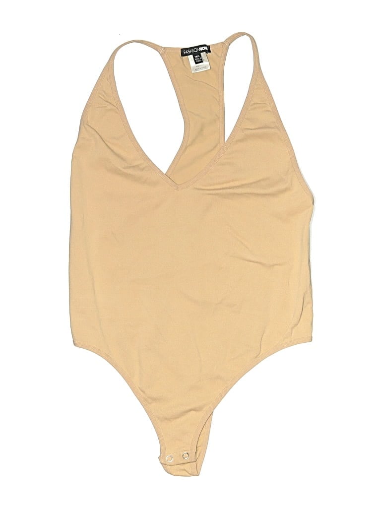 Pre-owned Fashion Nova Bodysuit In Brown