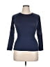 Assorted Brands Blue 3/4 Sleeve T-Shirt Size XL - photo 1