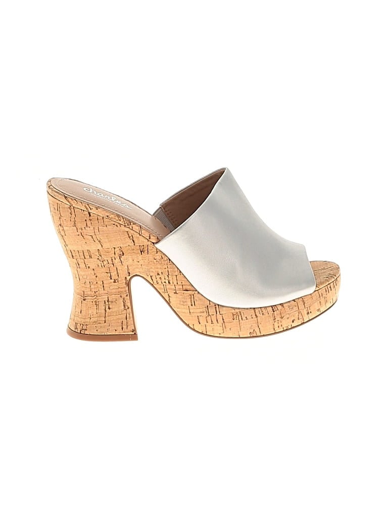 Pre-owned Charles By Charles David Heels In Silver