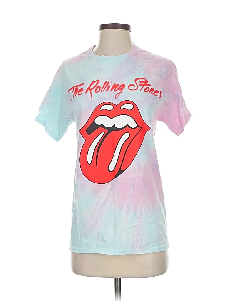 Pre-owned The Rolling Stones Short Sleeve T-shirt In Pink