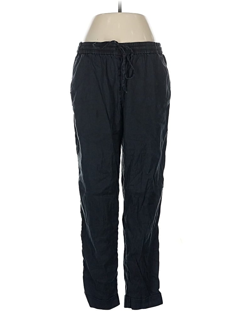 Pre-owned Ann Taylor Loft Track Pants In Black