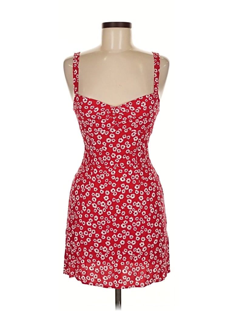 Pre-owned Reformation Cocktail Dress In Red