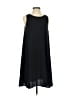 Halogen 100% Polyester Solid Black Casual Dress Size S - photo 1