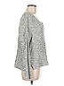 Paige 100% Cotton Gray Pullover Sweater Size M - photo 4