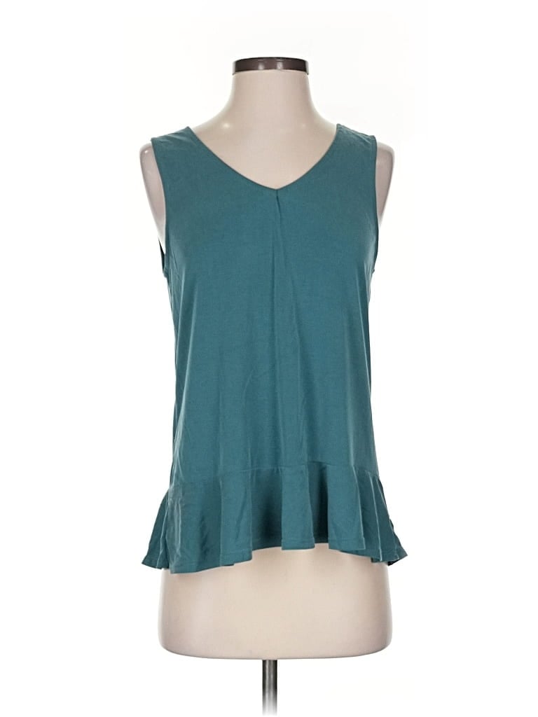 Pre-owned Green Envelope Sleeveless T-shirt In Blue