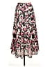 Iris & Ink 100% Polyester Animal Print Pink Casual Skirt Size 6 - photo 2