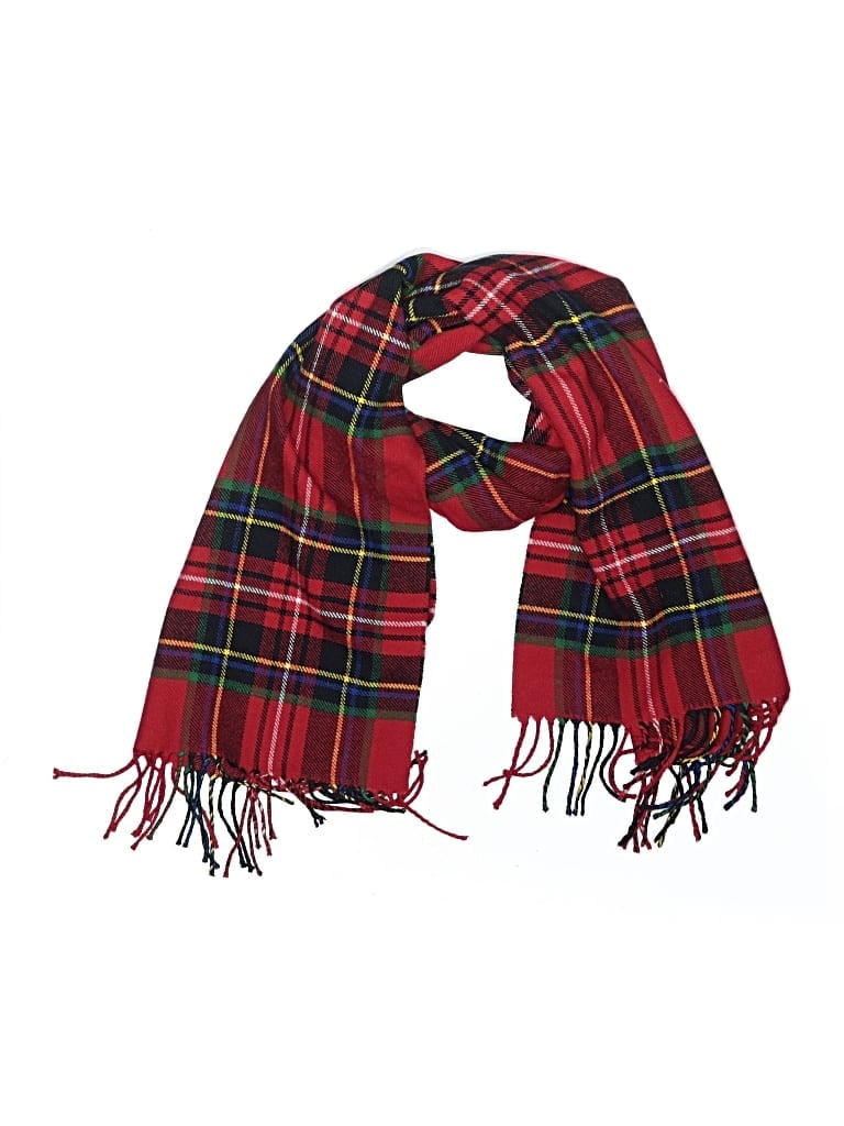 Pre-owned Unbranded Scarf In Red