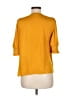 Maison d' Amelie 100% Polyester Yellow 3/4 Sleeve Blouse Size M - photo 2