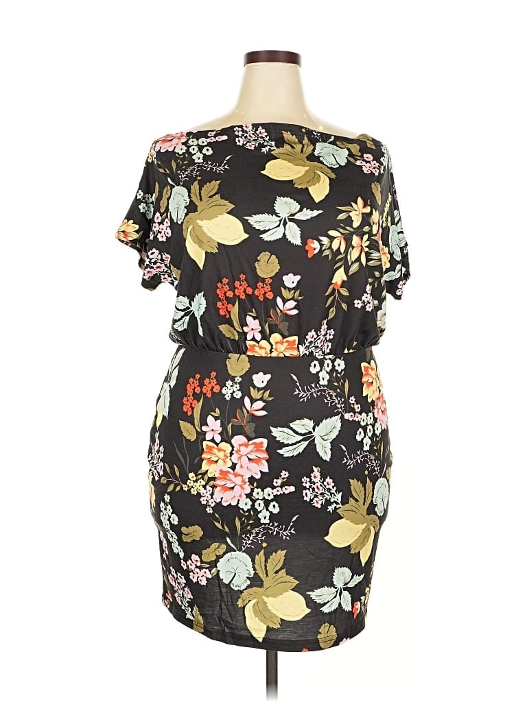 Pre-owned Unbranded Casual Dress In Black