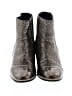 Pedro Garcia 100% Leather Metallic Silver Gold Ankle Boots Size EU 36 1/2 - photo 2