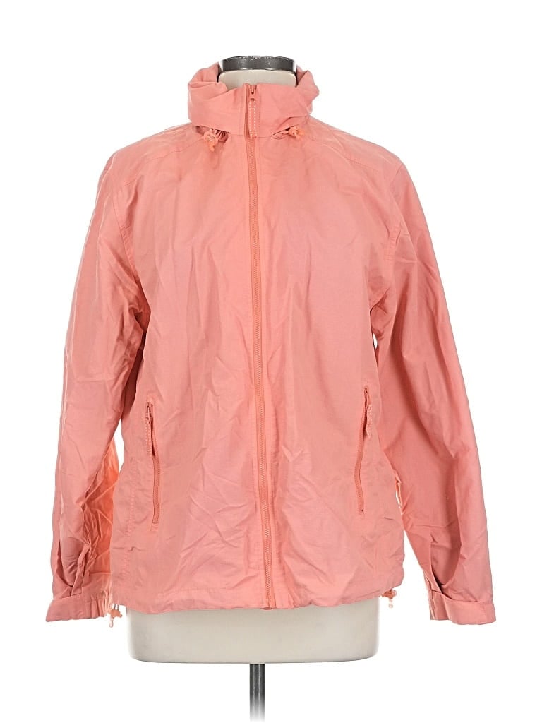 Pre-owned Lands' End Raincoat In Pink