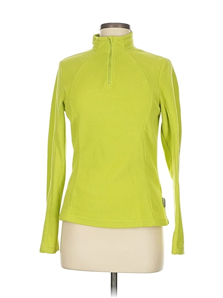 Pre-owned Assorted Brands Fleece Jacket In Green