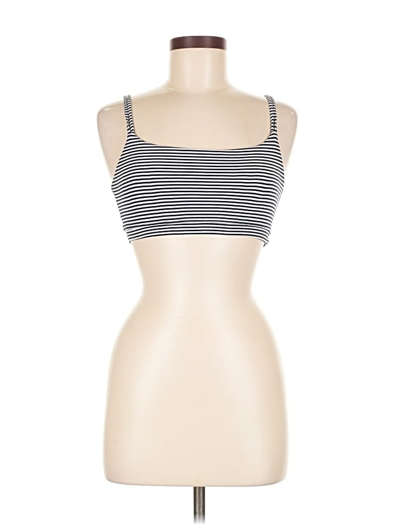 Pre-owned Gap Fit Tank Top Ivory Strapless Neckline Tops In White