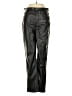 Gap 100% Polyester Black Faux Leather Pants Size 27 waist - photo 1