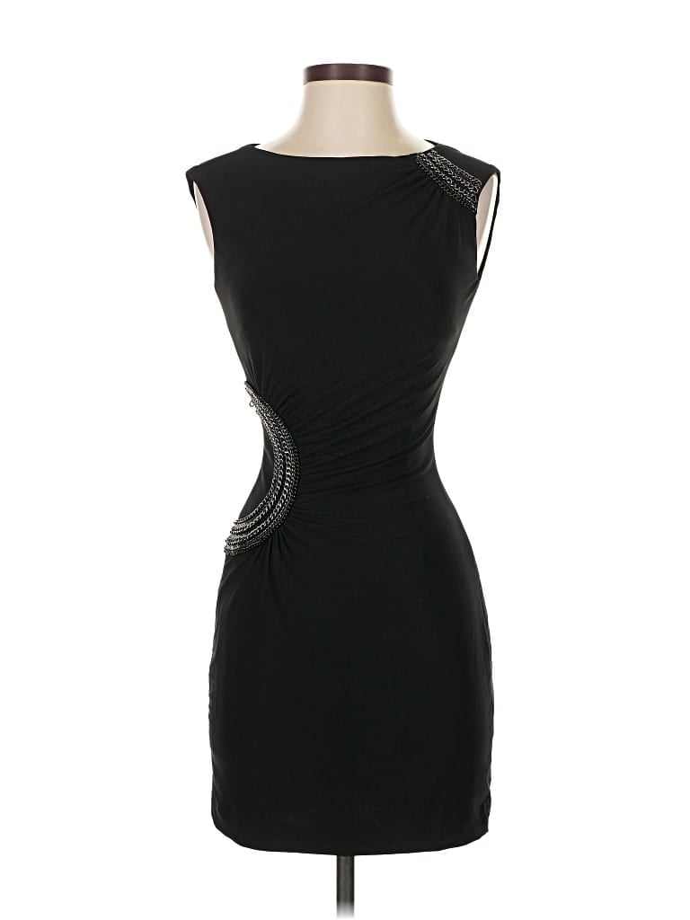 Pre-owned Caché Cocktail Dress In Black