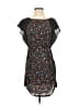 Ella Moss 100% Silk Print Black Casual Dress Size S - photo 1