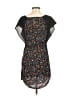 Ella Moss 100% Silk Print Black Casual Dress Size S - photo 2
