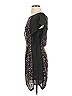 Ella Moss 100% Silk Print Black Casual Dress Size S - photo 5