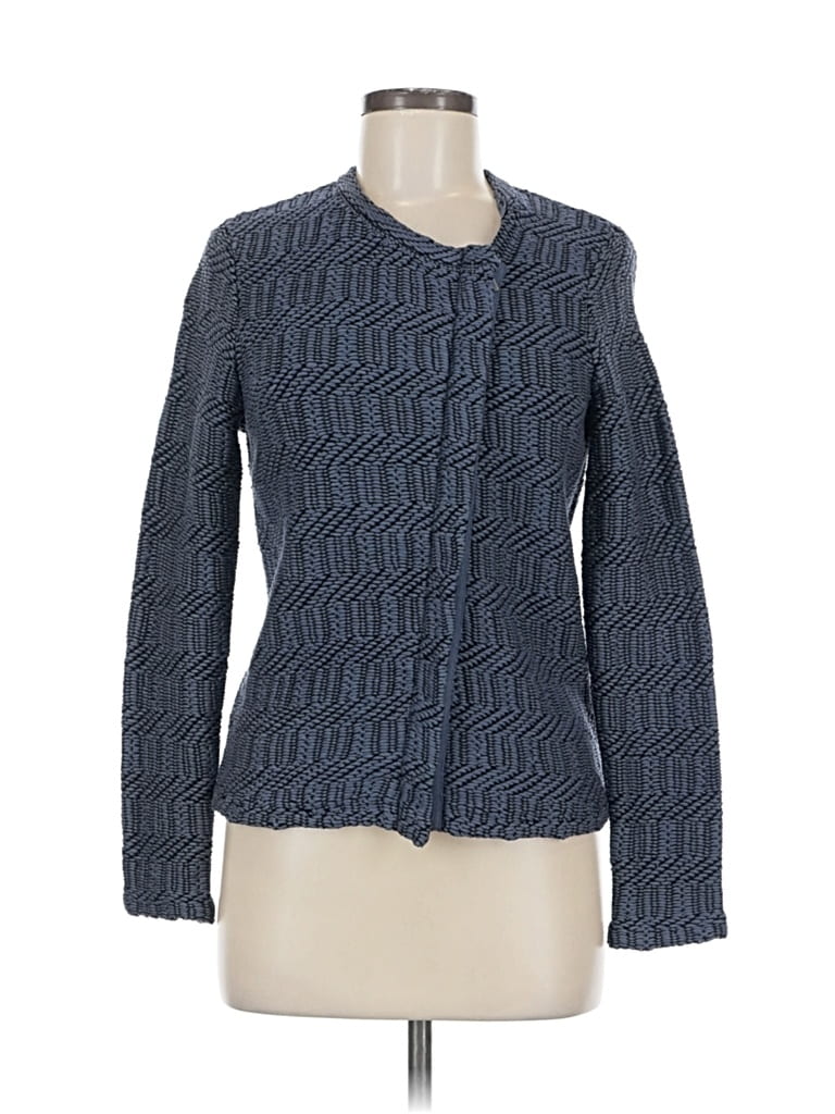 Pre-owned Ann Taylor Loft Cardigan Sweater In Blue