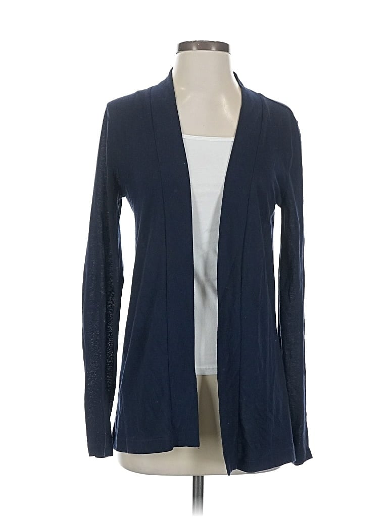 Pre-owned J.crew Factory Store Cardigan Sweater In Blue