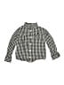 Garb 100% Cotton Checkered-gingham Black Long Sleeve Button-Down Shirt Size 3T - photo 1