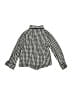 Garb 100% Cotton Checkered-gingham Black Long Sleeve Button-Down Shirt Size 3T - photo 2
