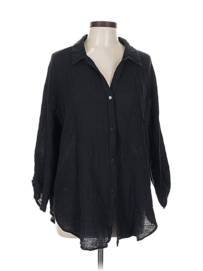 Pre-owned Kona Sol Cardigan Sweater In Black