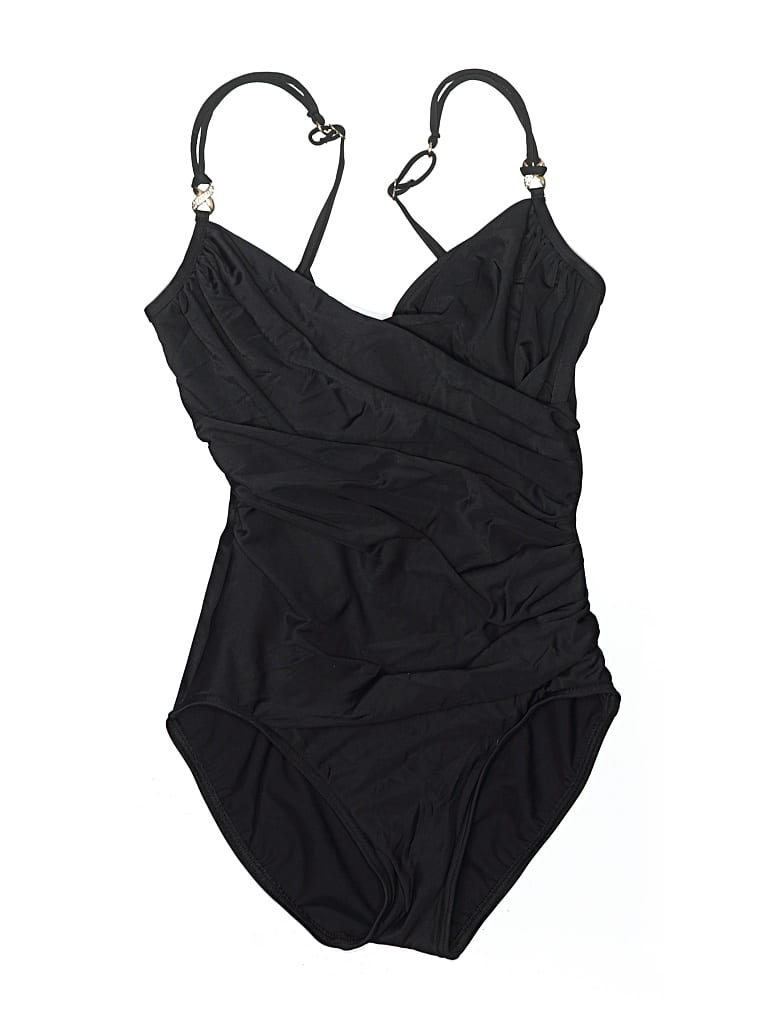 Pre-owned Miraclesuit One Piece Swimsuit In Black