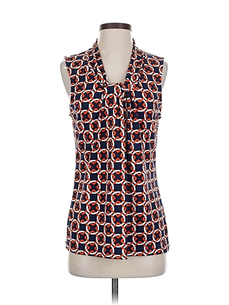Pre-owned Banana Republic Sleeveless Blouse In Orange