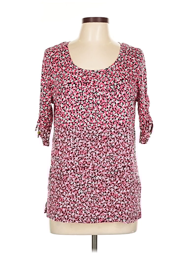 Pre-owned Michael Michael Kors 3/4 Sleeve T-shirt In Red