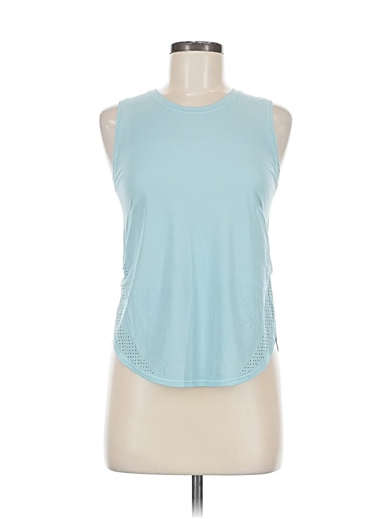Pre-owned Lululemon Athletica Active T-shirt In Blue