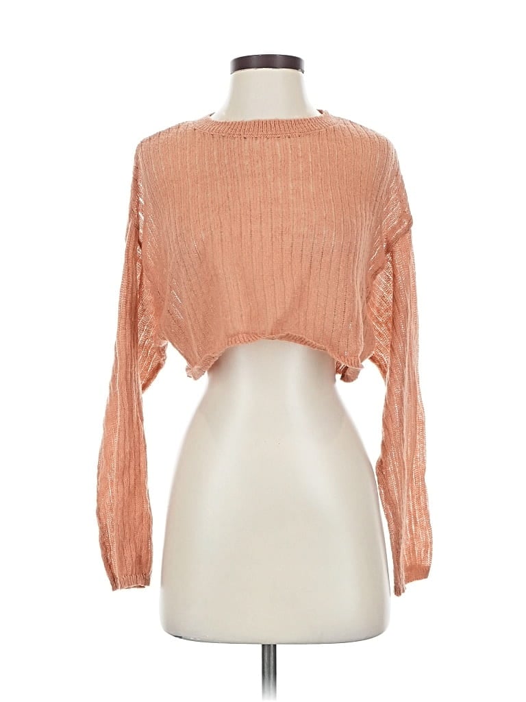 Pre-owned Wild Fable Pullover Sweater In Orange