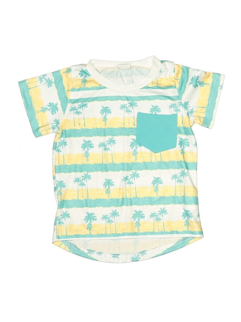 Pre-owned Assorted Brands Kids' Short Sleeve T-shirt In Blue