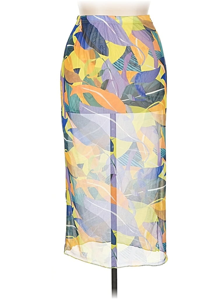 Prettylittlething Casual Skirt In Yellow