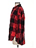 Old Navy 100% Cotton Plaid Red Long Sleeve Button-Down Shirt Size M - photo 5