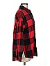 Old Navy 100% Cotton Plaid Red Long Sleeve Button-Down Shirt Size M - photo 4