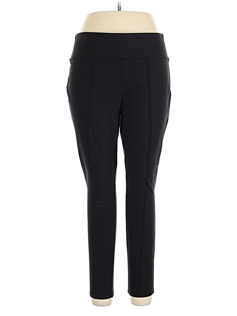 Pre-owned Agb Active Pants In Black