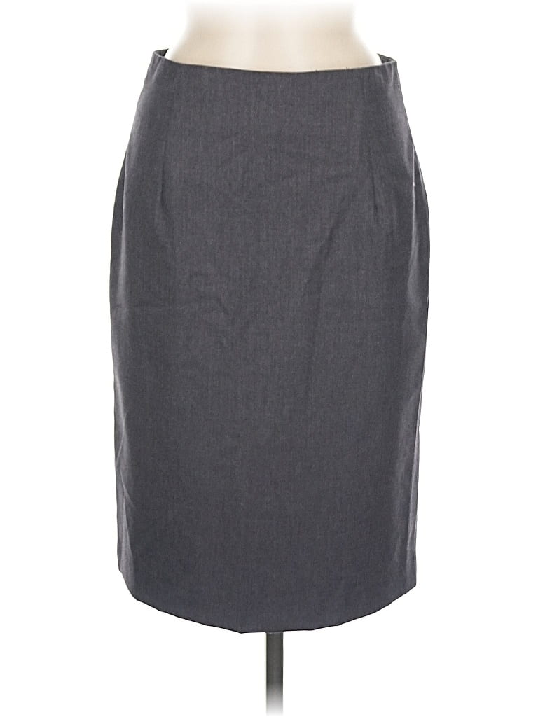 Pre-owned Antonio Melani Formal Skirt In Gray