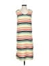 Halogen 100% Polyester Stripes Ivory Casual Dress Size XS - photo 1