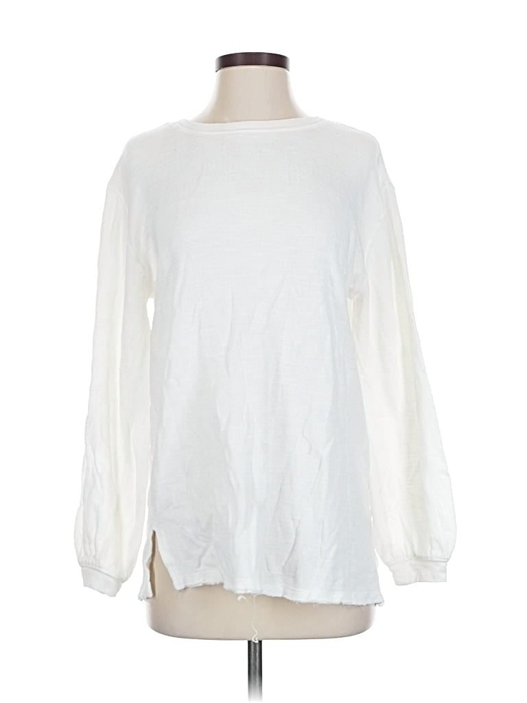 Pre-owned We The Free Long Sleeve T-shirt In White