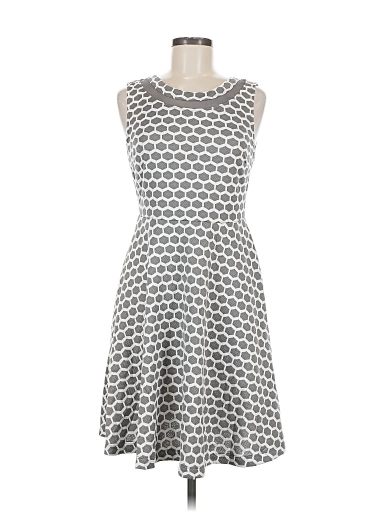 Pre-owned Pixley Cocktail Dress In Gray