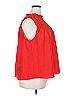 Joie 100% Polyester Red Sleeveless Blouse Size XXL - photo 4