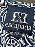 Escapada 100% Rayon Blue Short Sleeve Blouse Size XS - photo 7
