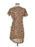 PrettyLittleThing Animal Print Brown Casual Dress Size 0 - photo 2