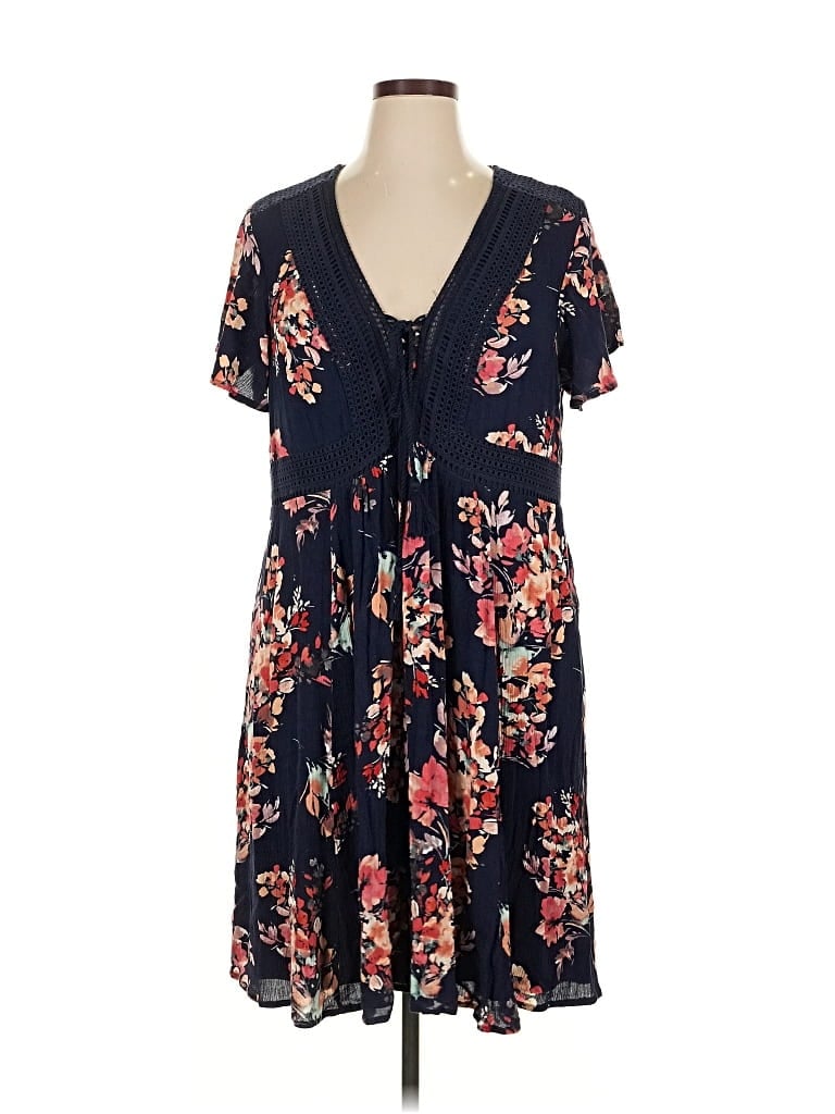 Pre-owned Torrid Casual Dress In Blue