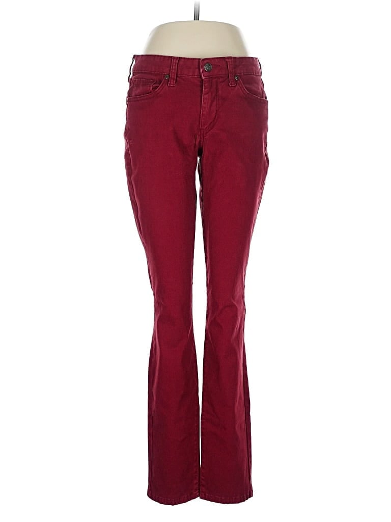 Pre-owned Sonoma Goods For Life Casual Pants In Burgundy