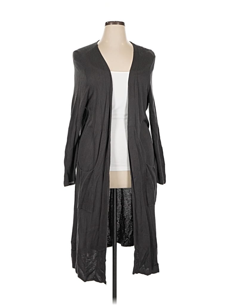 Pre-owned Peace Love World Cardigan Sweater In Gray