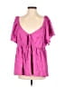 Torrid Pink Short Sleeve Blouse Size Lg Plus (0) - photo 1