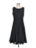 Calvin Klein Solid Black Casual Dress Size 8 - photo 1