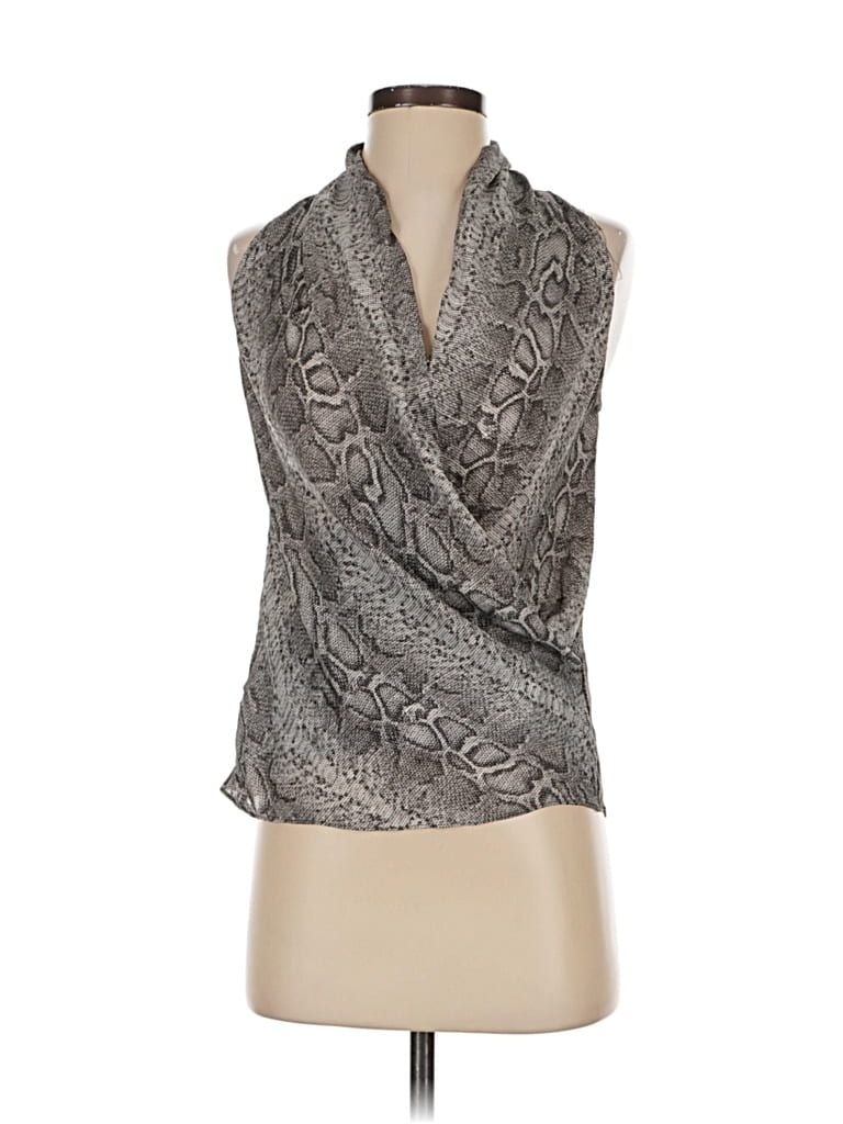 MICHAEL MICHAEL KORS Pre-owned Sleeveless Blouse In Gray